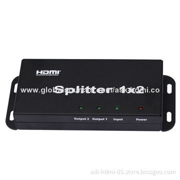 1.4 HDMI 1x2 Splitter, 5V DC/2A Power Supply